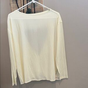 Lululemon Modal-Blend open back LongSleeve Top size 10 NWT